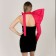 Carnival accessory - sleeve + voluminous shoulder, color fuchsia + surprise