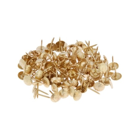 Tundra nails, decorative, textured, 11x16 mm, gold, 100 pcs-3