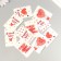Cardboard "I love you" set 10 pcs (5 types) 4x6 cm