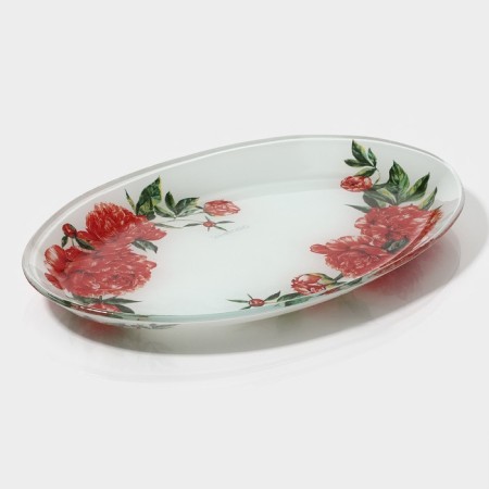 Glass oval shares "Piono", 24.5 × 15 × 2 cm-2
