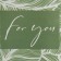 Gift package laminated, packaging, “for you”, 9 x 12 x 6.5 cm