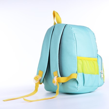 Baby backpack on lightning, turquoise color-2