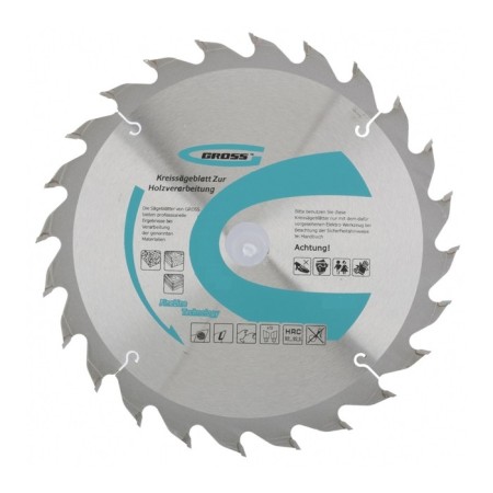 Woody wood disk Gross, 185 x 20/16 x 24t