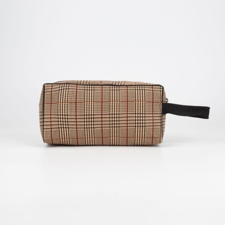 Lightning cosmetic bag, brown color-1