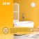 Ventilation grate Zein Lux l160, d = 160 mm, with a grid, inexhaustible