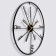 Wall clock, series: loft, "pool", smooth move, D-60 cm