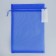 Big a gift organza Blue "Congratulations", with a nameplate, 20 x 30 cm +/- 1.5 cm