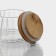 A set of glass cans with a bamboo cover Bellatenero "Eco", 3 items, 14 × 22.5 cm