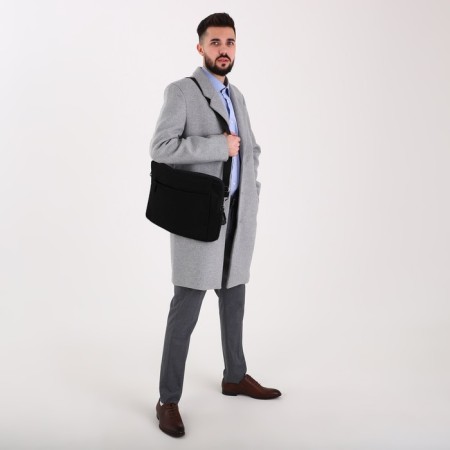 Laptop bag, black color-7