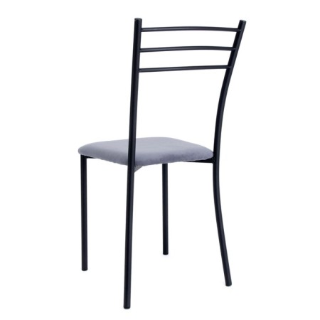 Chloe chair velor graphite/black-2