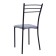 Chloe chair velor graphite/black