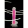 Phalloimitator, glowing in the dark, silicone, transparent pink, 20 cm