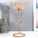 Summary Metal for 1 candle "Temporary loop with balls" gold 35x13x13 cm