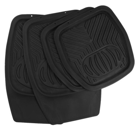 Car mats Torso, rubber, 70x48 cm, 50x48 cm, black, set 4 pcs-1
