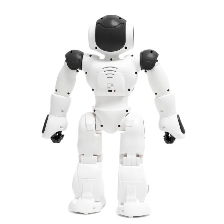 Robot radio -controlled "Hunter", light and sound effects, works on the battery, black color is black-2