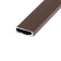 Mosquito mesh on the windows of the tundra for itself. assemblies up to 2 m, brown color