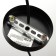 Lamp Bayerlux "Lenser" E27 40W Black 14x14x21-121 cm