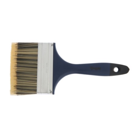 Brush flat tundra, artificial bristles, plastic handle, 4 ", 100 mm-3