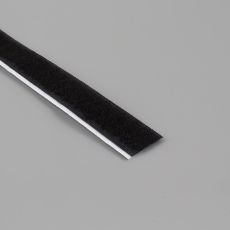 Velcro "loop", on an adhesive basis, 20 mm × 25 ± 1 m, black color-2
