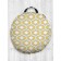 Pillow Sidushka "Patterns on an orange background", decorative, d = 52 cm