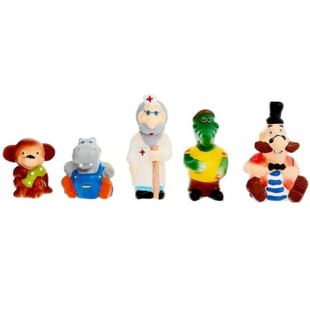 Set of rubber toys "Aibolit"