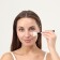 Brush for masks, silicone, 15 (+/- 1) cm, black/white color