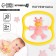 Rattle "giraffes" color pink, crumb I