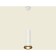 Suspension lamp Ambrella Light, XP8191101, GX53 LED 12 W, color white sand, yellow gold