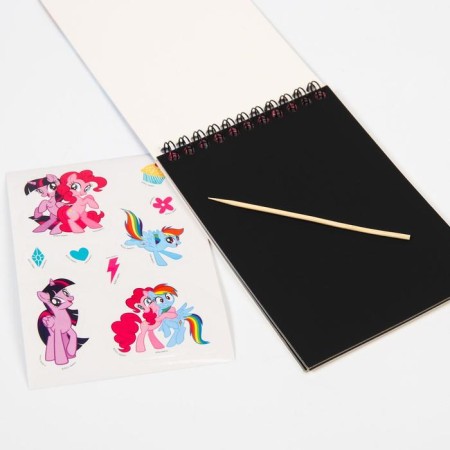 Block Gravra, 10 sheets, sheet of stickers, Stiehel, A6 format "My Little Pony"-5