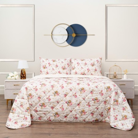 A set with a blanket euro Sofi de Marko "Massimo", size 230x250 cm, 200x220 cm, 50x70 cm - 2 pcs