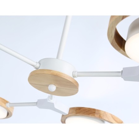 LED LED suspended Ambrella Light, Linetech, FL51615, 6XLED, 42 W, 3150LUM, 3000-6400K, white, light tree color-5
