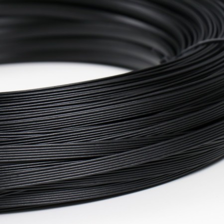 Artificial rattan 8 mm 100 m wave (black)-2