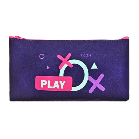Penal soft, 1 compartment, 110 x 205 mm, flat, Hatber "Cyberzaika" Blue NPK_63188-2