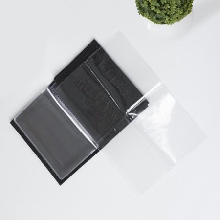 Cover for autoDocations and passports, black color-4