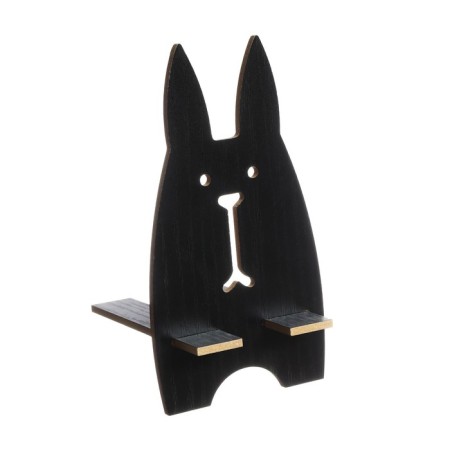 Organizer - Table Devente stand. Elrix 24.5 x 15 x 25.5 cm, MDF, black, cardboard box-7