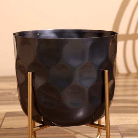 Kashpo on the stand "Hani" metal (set 2 pcs), diameter 30 and 25 cm-2