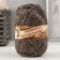 Yarn "NOSTOCH PENTER" 100% polypropylene 200 ± 20m/50g set 2pcs (brown brilliance, snow -white)