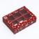 New Year. Box for 6 sweets "Festive mood", 13.7 x 9.8 x 3.8 cm, confectionery packaging
