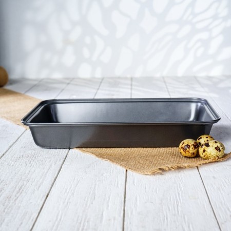 The baking sheet of the rectangle. Jacqueline ", 30 × 20 × 4.5 cm, anti -stick coating, black color-7