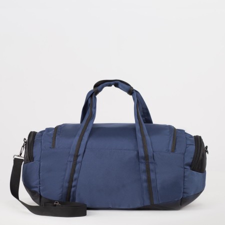 Sports bag with lightning, long belt, blue/black color-1