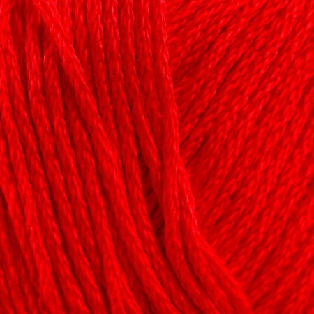 Yarn "Children's Cotton" 100%Mercerized cotton 330m/100g (06 red)-1
