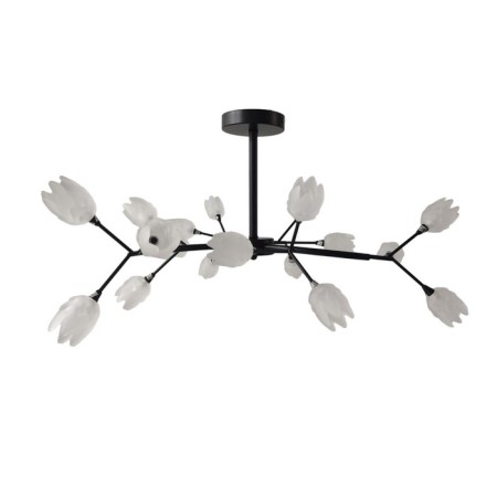 Lamp Ceiling Economy Highlight 11115/18BK WT, 18x3W, G4, 35x76x76 cm, black color black
