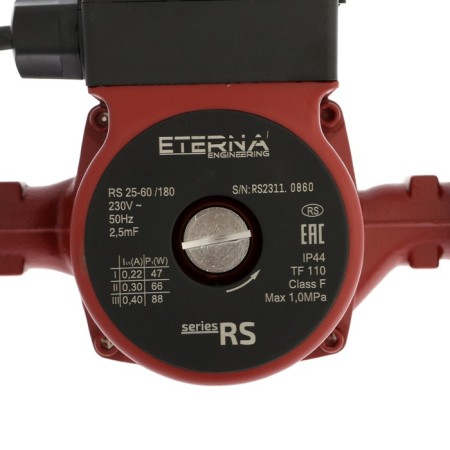 Circulation pump Eterna RS 25-60, 47/66/88 W, pressure 6 m, 71 l/min, cable 1 m-2