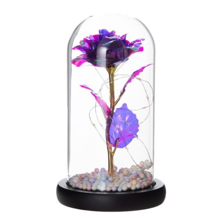 Nightlight "Color Flower" LED from batteries 3haaa 11x11x20 cm-8