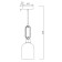 Suspended lamp Freya Fr5178PL-01N Difuso, 120x120x1500 mm, E27, 1x60W, color chromium