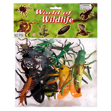 Set of insects "bugs", 16 figures-11