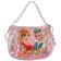 Children's bag on the valve, 6x12x16 cm, adjustable belt, pink mix