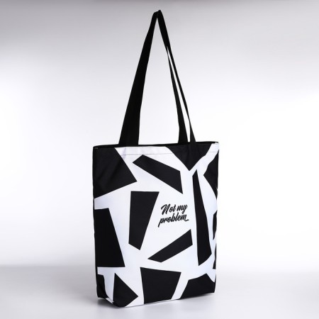 Bag Schoper is not my problem, 40x12x38, black color-2
