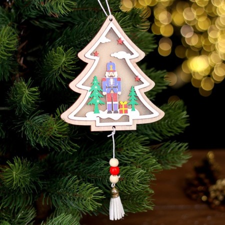 New Year's decor with the “Nutcracker” backlight 11 × 1 × 12 cm