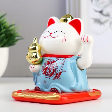 Plastic pendulum "Cat Bayun with a quarry hieroglyphs, determination, longevity" MIX 9.5x9.5x8.3 cm-3
